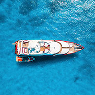 Yachts in Mykonos
